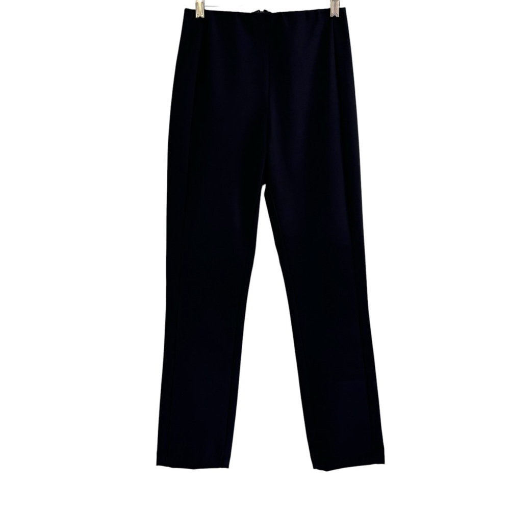 Theory Navalane Becker Women's Trouser Black Pull-on Pants Size 2